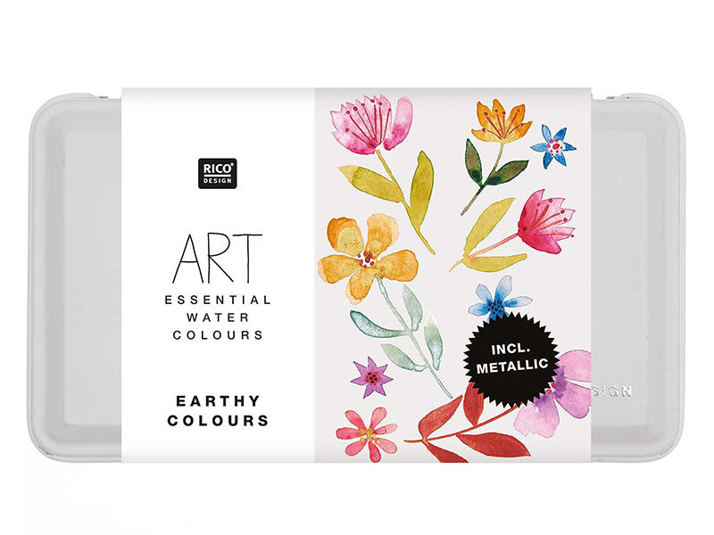 Achat Coffret aquarelle - 12 couleurs terre