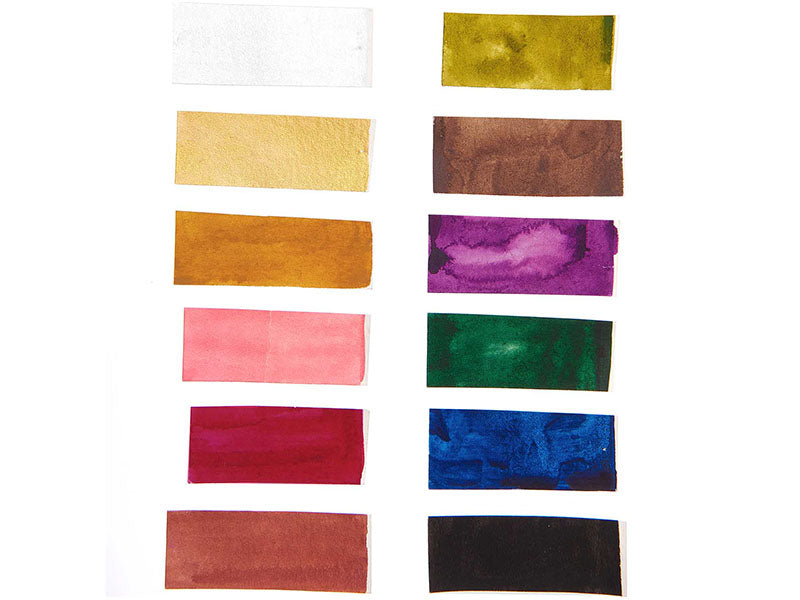 achat Coffret aquarelle - 12 couleurs terre