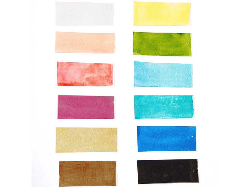 achat Coffret aquarelle - 12 couleurs pastels