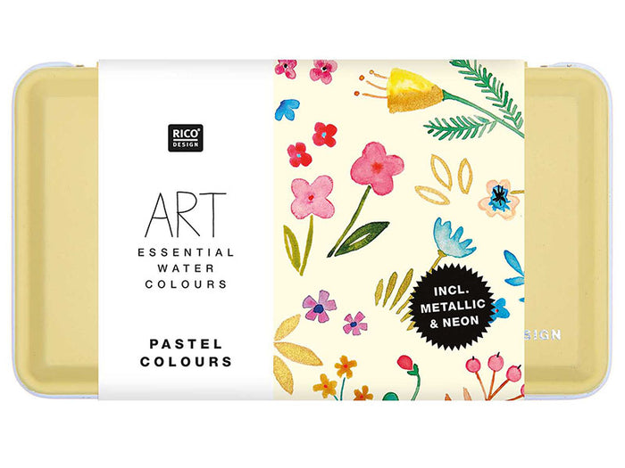 Achat Coffret aquarelle - 12 couleurs pastels