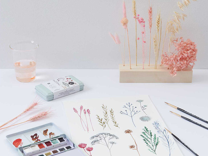 achat Coffret aquarelle - 12 couleurs glacées
