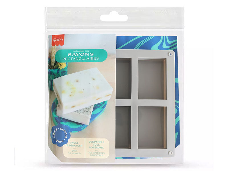Achat Moule Silicone - Savon rectangulaire