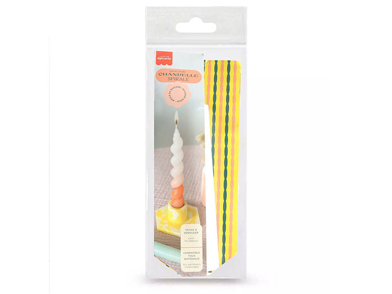 Achat Moule Silicone - Chandelle spirale