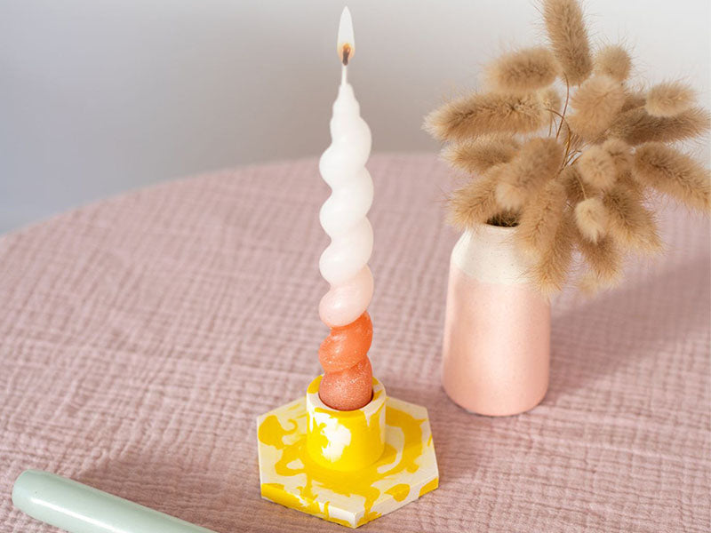 achat Moule Silicone - Chandelle spirale