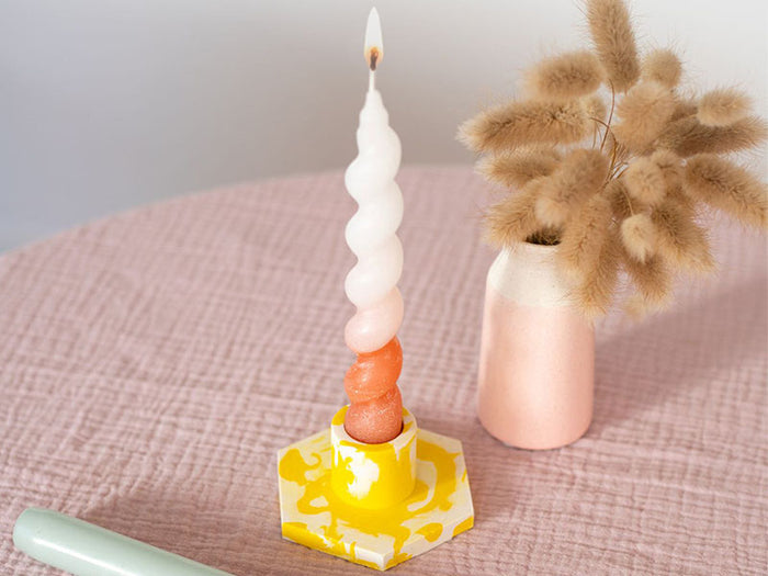 Achat Moule Silicone - Chandelle spirale