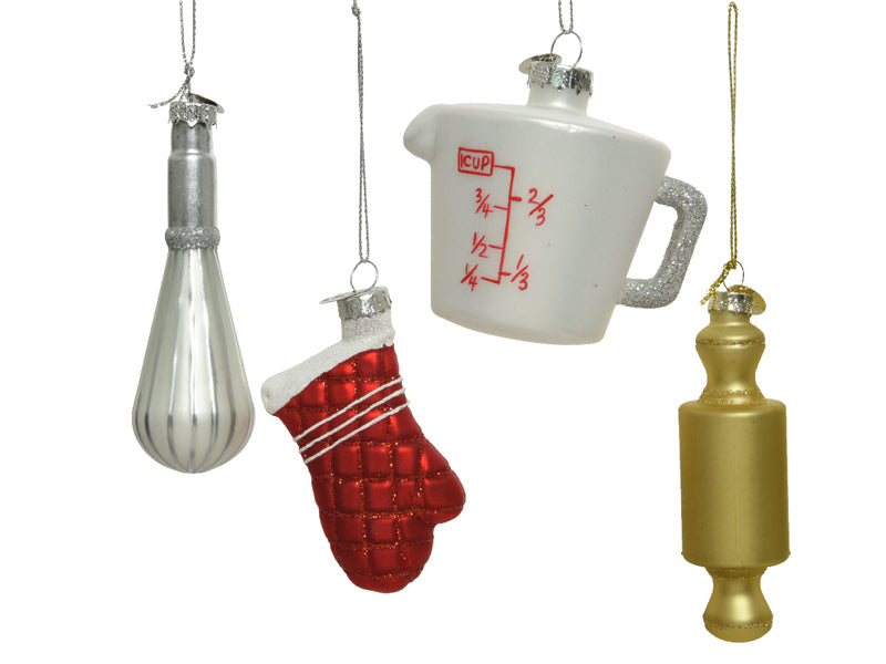 Achat Suspension de Noël en verre - Rouleau à pâtisserie