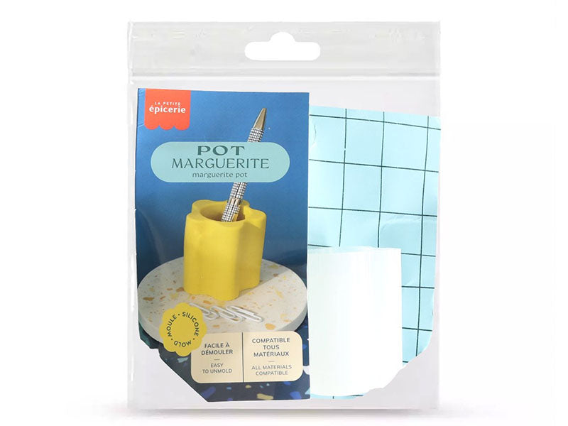 Achat Moule Silicone - Pot marguerite