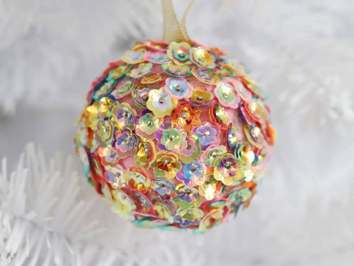 Achat Pot de 1000 sequins fleurs multicolores