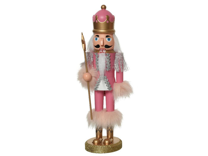 Achat Casse-Noisette de Noël poignets et bottes à poils - Rose foncé - 28 cm