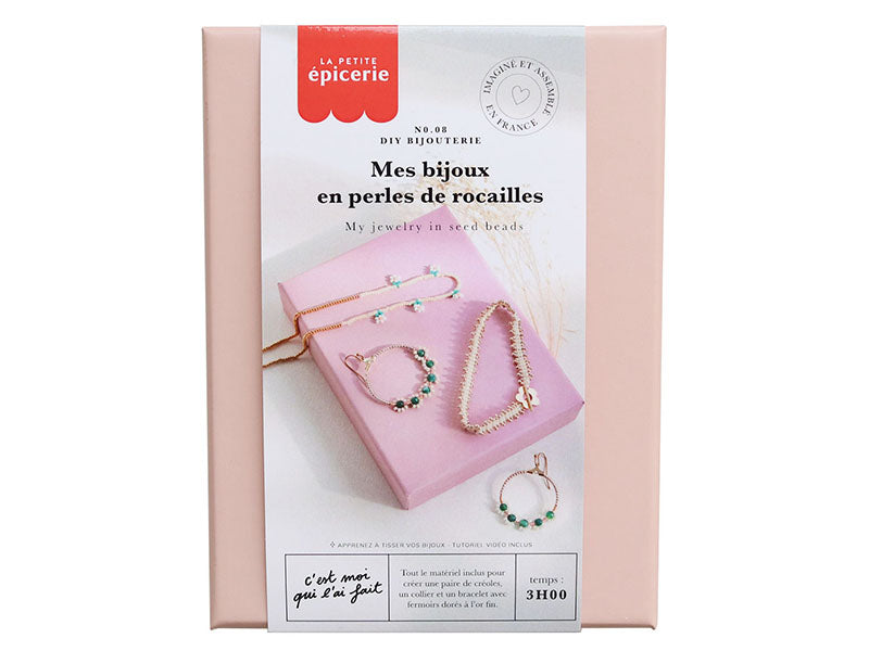 Achat Kit DIY Bijouterie - Mes bijoux en perles de rocailles - Vert
