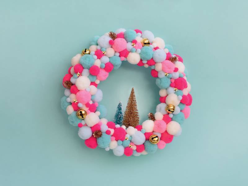 Achat Kit couronne de Noël - Pop