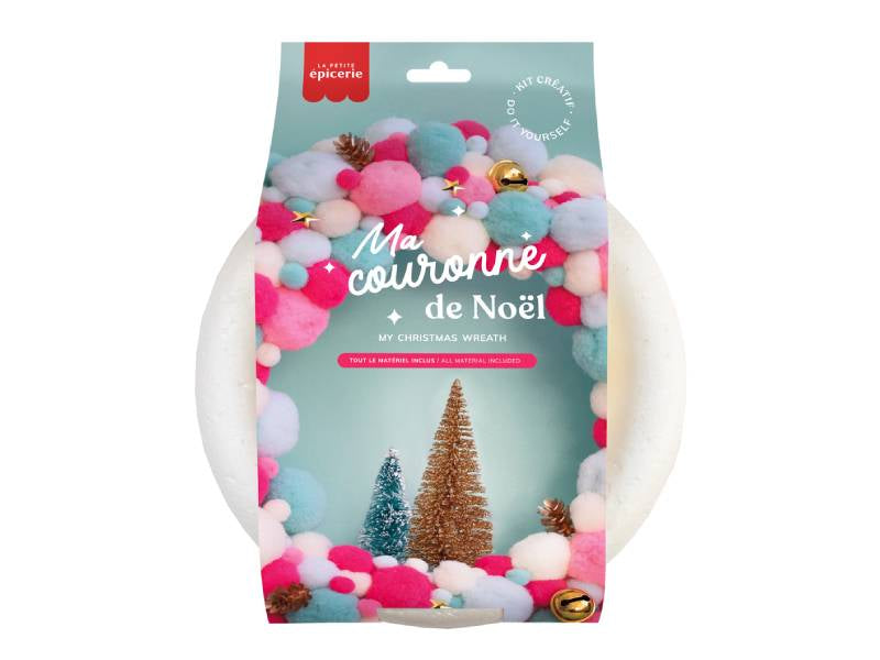 Achat Kit couronne de Noël - Pop