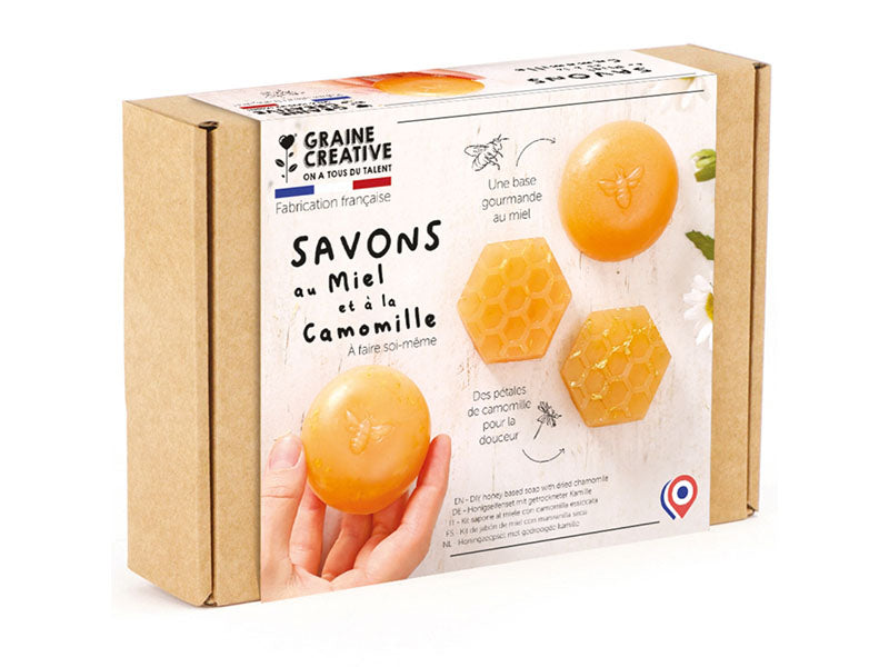 Achat Coffret DIY - Savons au miel et à la camomille