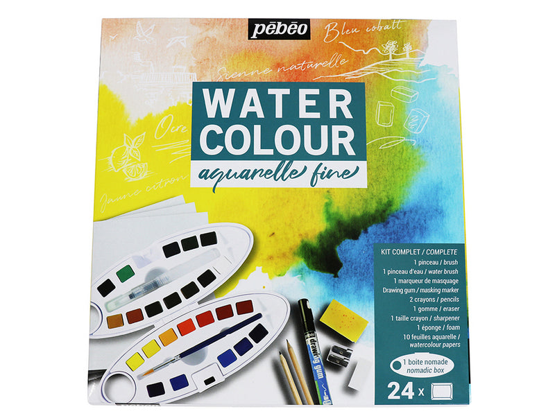 Achat Coffret complet Water Color Aquarelle fine - Pébéo