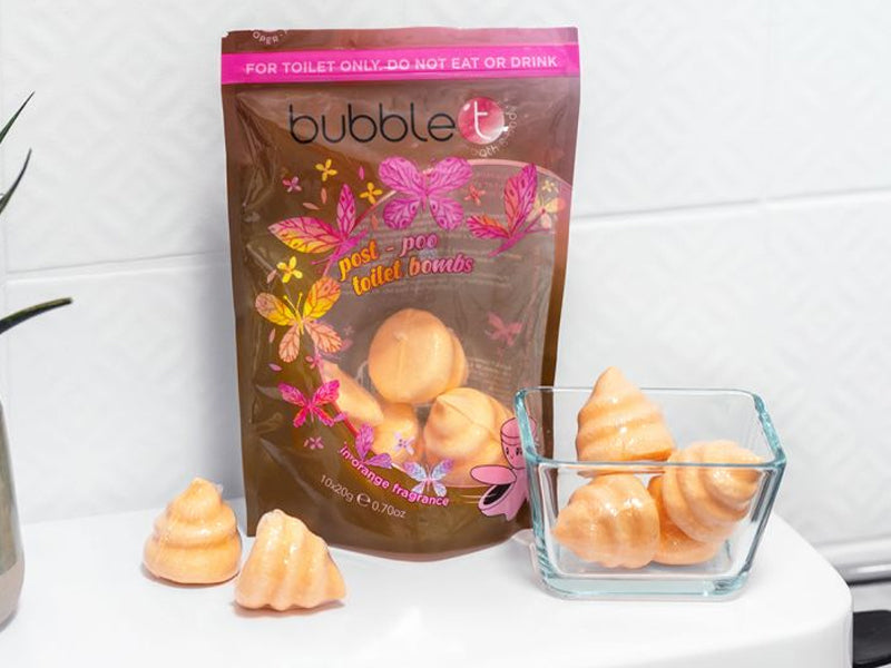 Achat Bombes pour toilettes parfum orange - Bubble T Cosmetics