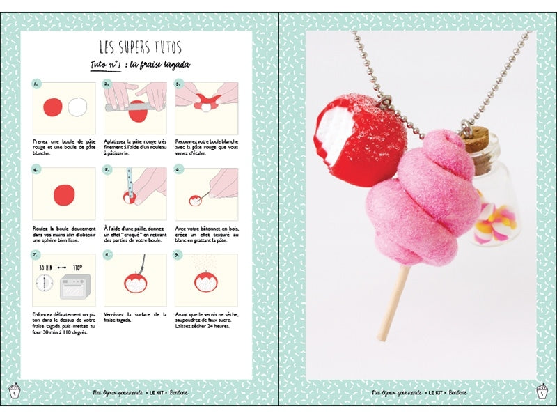achat kit DIY mes bijoux gourmands - bonbons