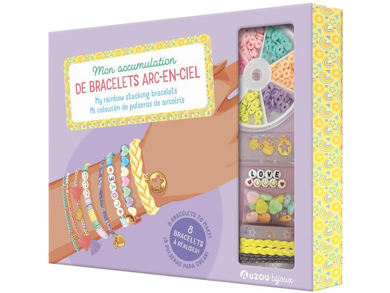 Achat Mon accumulation de bracelets arc-en-ciel - Auzou