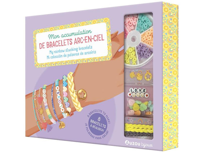 Achat Mon accumulation de bracelets arc-en-ciel - Auzou