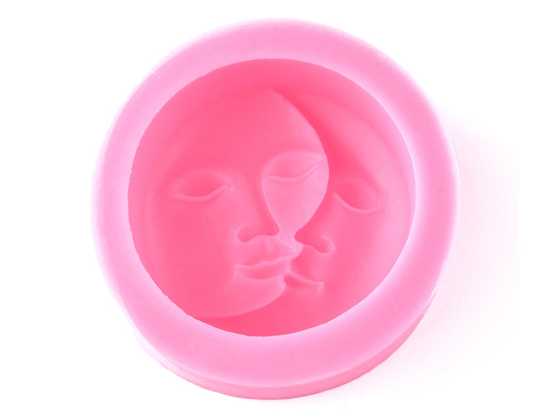 Achat Moule en silicone - Cosmic - Décor lune et soleil