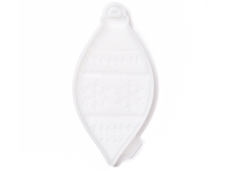 Achat Moule en silicone - Boule de Noël longue - Flocons
