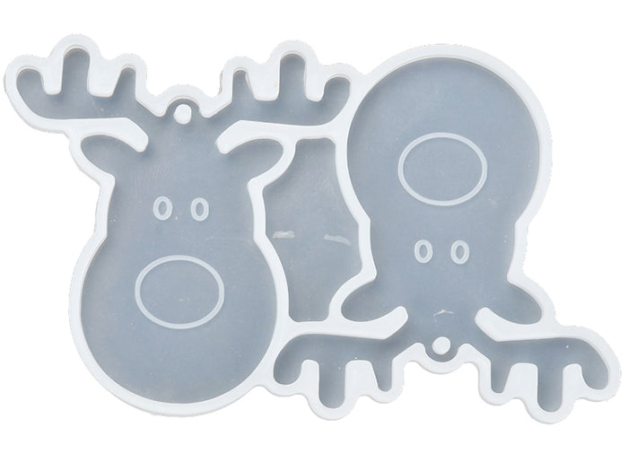 Achat Moule en silicone - Duo de rennes
