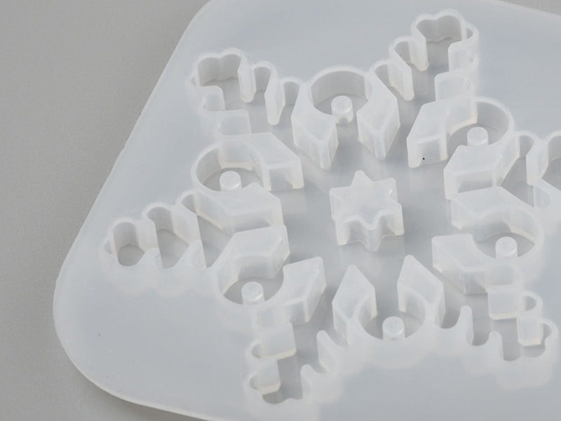 achat Moule en silicone - 3 flocons de neige