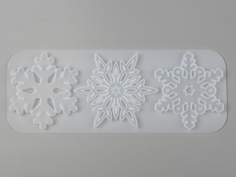 achat Moule en silicone - 3 flocons de neige