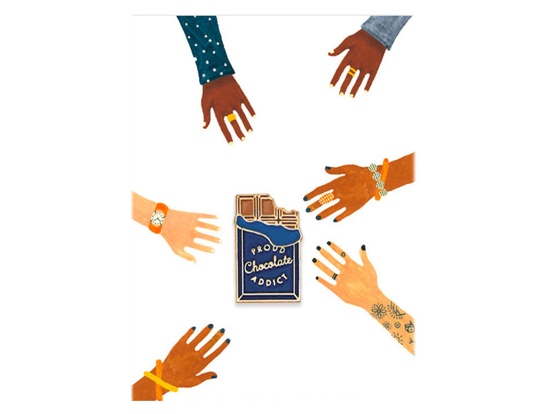 Achat Pin's Chocolat Addict - ATWS