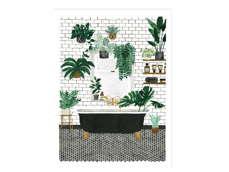 Achat Affiche Salle de bain - 18 x 24 cm - ATWS