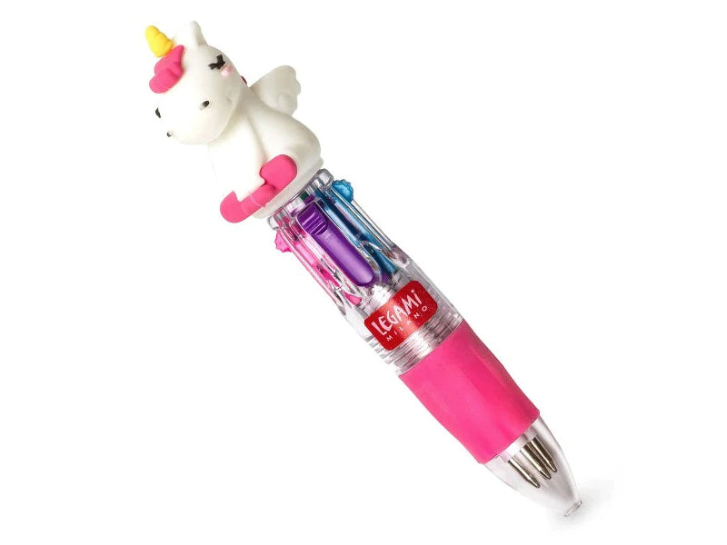 Achat Mini stylo 4 couleurs licorne - Legami