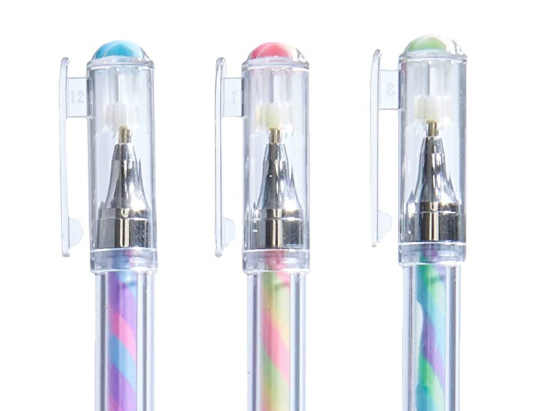 achat 3 stylos twist gel multicolores - Legami