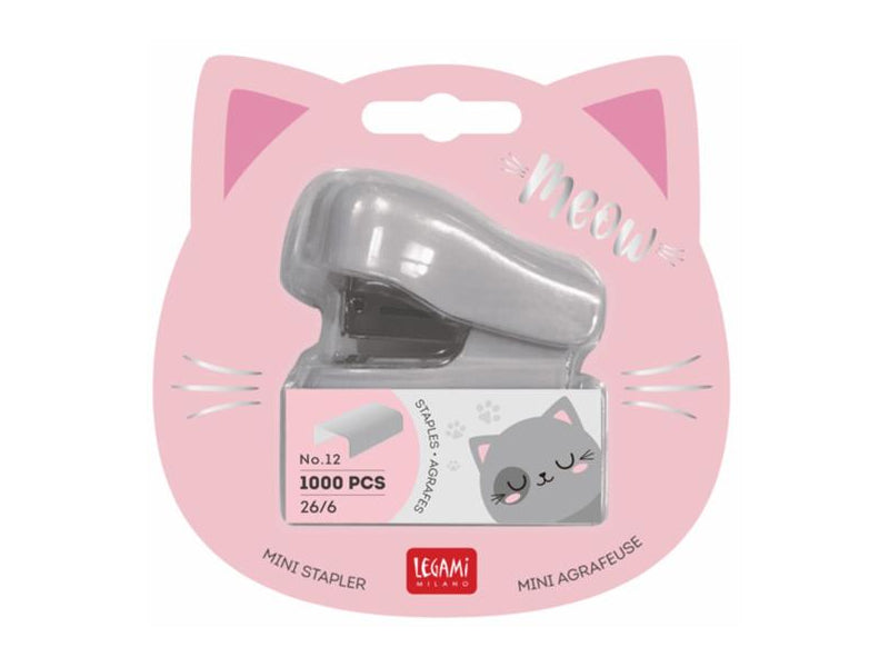 achat Mini agrafeuse patte de chat et 1000 agrafes - Legami