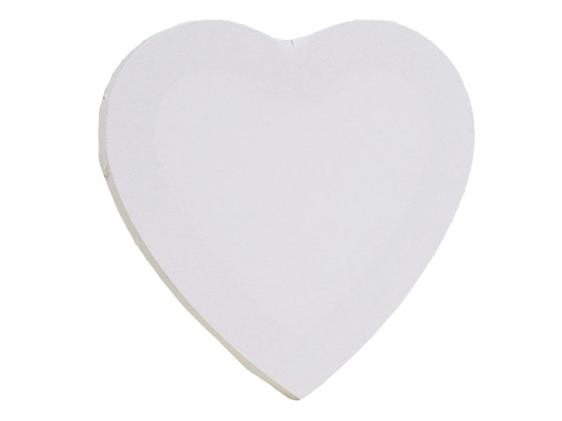Achat Toile vierge en bois - Coeur - 20 x 20 cm