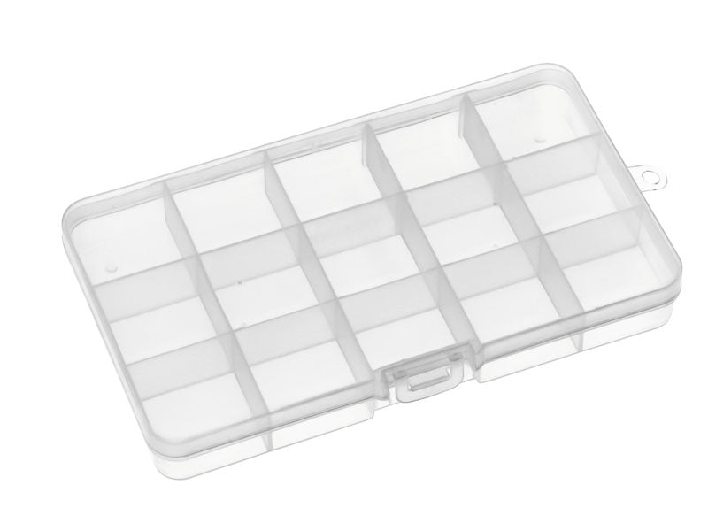 Achat Boîte de rangement pour perles - 15 compartiments - 17 x 9,8 cm