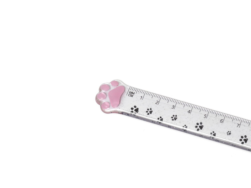 achat Règle patte de chat à paillettes parme - Legami