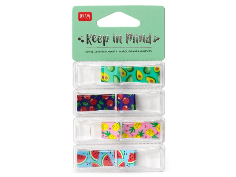 Achat Marque-pages adhésifs fruits - Legami