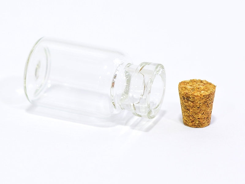 Achat 10 fioles en verre 2,6 cm