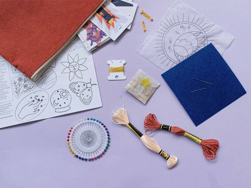 achat Kit DIY Mercerie - Mes broderies astro