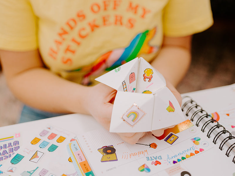 achat Stickers Timbres Fuzzy Sunny - Pipsticks