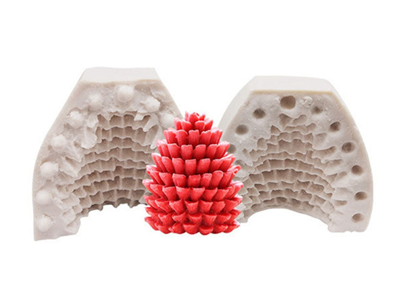 Achat Moule en silicone en 2 parties - Bougie pomme de pin - 7 cm