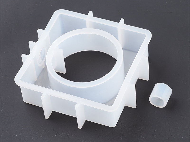 Achat Moule en silicone - Vase soliflore carré - 13,8 cm