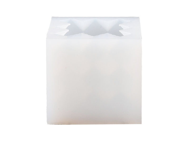 Achat Moule en silicone - Bougie cube à facettes - 7,2 cm