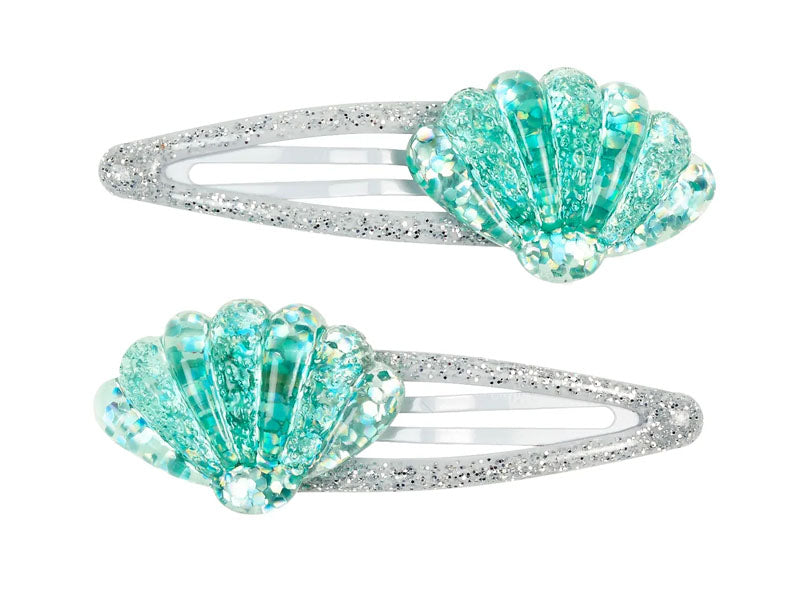 Achat Lot de 2 Barrettes Tina - Coquillage à paillettes