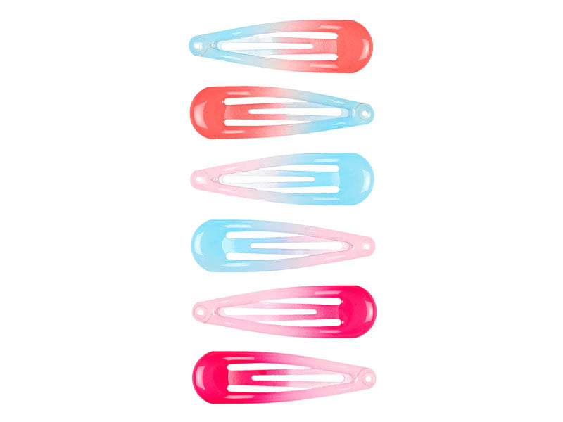 Achat Lot de 6 Barrettes Roos - Bicolore