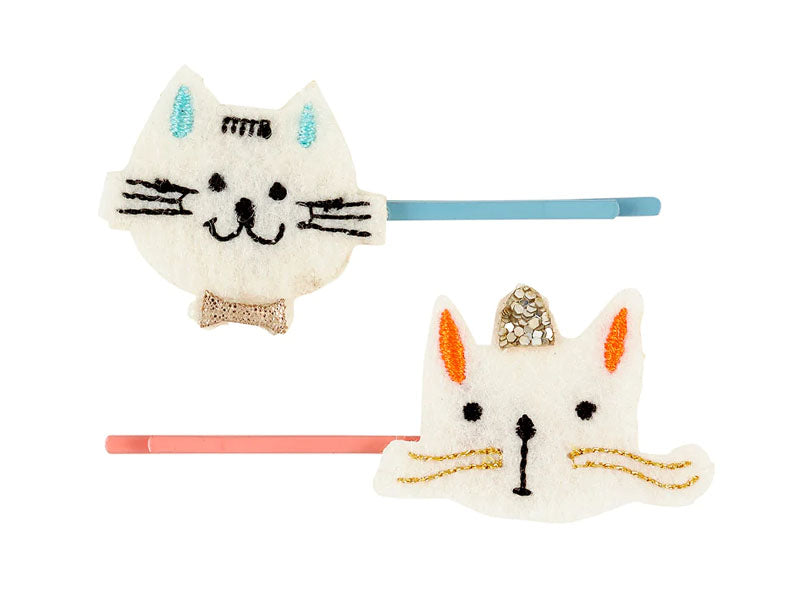 Achat Lot de 2 épingles à cheveux Joy - Chat