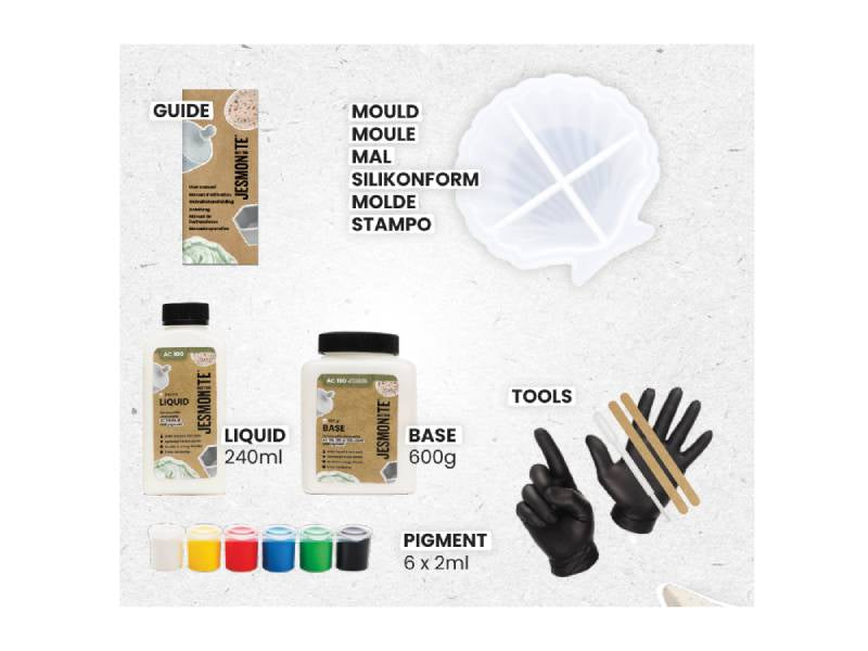 Achat Kit Jesmonite AC100 - Coupelle coquillage