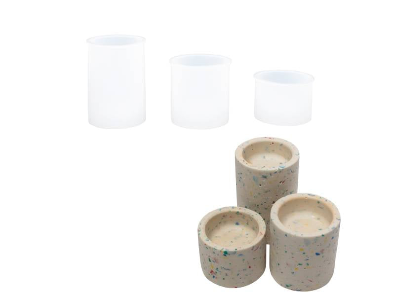 Achat Kit Jesmonite AC100 - Trois bougeoirs