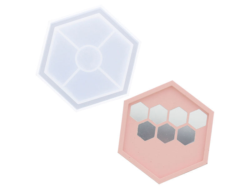 achat Kit Jesmonite AC100 - Dessous de verre hexagonal
