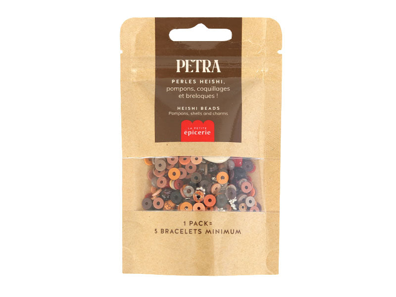 Achat Mélange de perles heishi et de breloques - Petra