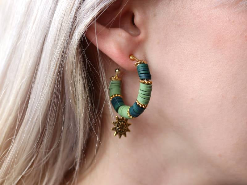 achat Mélange de perles heishi et de breloques - Istanbul